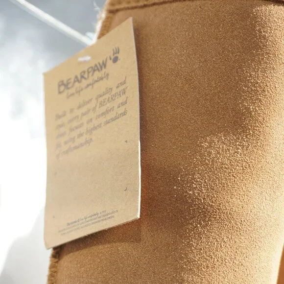 Bearpaw Elle Short Hickory Lined Warm Winter Boots - Picture 3 of 12